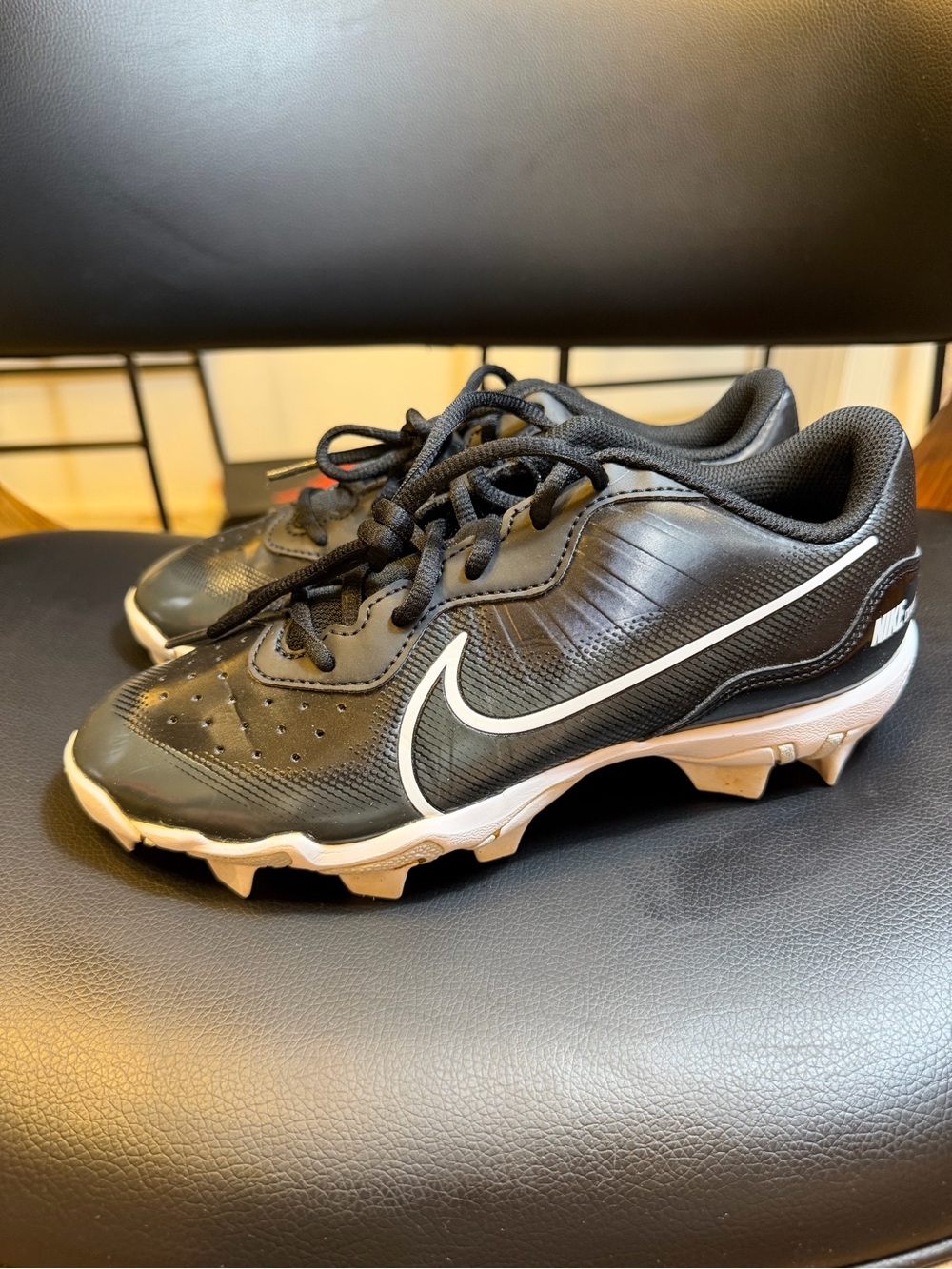 Nike Alpha Huarache 4 Keystone Baseball Cleats Size 5.5Y DJ6525-002